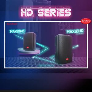 BareTone MAX10HD 2 Way Active LoudSpeaker with Mixer Control 10 inch 250W Baretone MAX-10HD