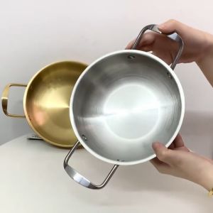 PRODUK INCARAN!! - Panci Ramen Korea Noodle Pot Stainless Steel 18cm 20cm 22cm 24cm 26cm Panci Ramyun Premium OLL-CH4721 / OLL-CH4722