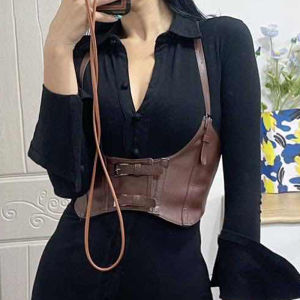 Đầm Xòe Eo Phong Cách Pháp Gợi Cảm Dành Cho Nữ Dây Đeo Eo Rộng Màu Đen Váy Dài Áo Sơ Mi Trang Trí Ngoài Trời Mùa Thu