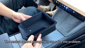 Tesla 2025 Model 3 Highland/Y Juniper Center Storage Box Organizer Tray Interior Storage Accessories Organizer