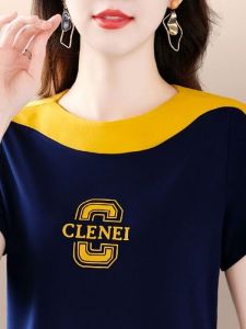 HUAXUNRAN | Anti-Aging Tummy Concealing Top Summer New Arrival Large Size Short Sleeve T-Shirt