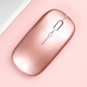 Chuột Không Dây Bluetooth Di Động 1600DPI Thiết Kế Quang Học 4 Nút Im Lặng Dành Cho Máy Tính Xách Tay PC Chơi Game - Hướng Dẫn Sử Dụng Thuận Tay Phải