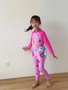 BỘ ĐỒ BƠI LIỀN THÂN DÀI FULL BODY CHO BÉ GÁI CHỐNG NẮNG NEW
