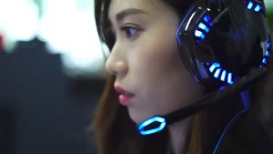 [Local 24H] E-Sports Gaming Headset Computer Headset 3D Surround Sound Microphone for Desktop Laptops