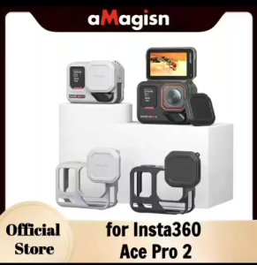 Silicon case aMagisn Untuk Insta360 Ace Pro2 full set Lens Cap dan Tali AC24