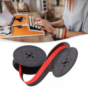 1Set Typewriter Ink Ribbon Portable Typewriter Ribbons Nylon Calculator Ribbon Replacement Typewriter Accessories Black