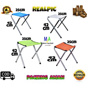 (BISA COD) PROMO KURSI LIPAT Bangku Memancing Piknik Camping Hiking Outdoor Fishing Mini Chair Serbaguna
