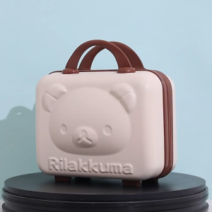 SG SELLER Mini 3D Cartoon Password Box Handheld Luggage Makeup Bag 14 Inch Travel Small Box for Female Students Carry-On Suitcase