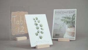 10Pcs Wood Place Card Holders Wooden Name Card Photo Holder Picture Holder for Wedding Party Events Decoration
