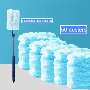 Extended Pole Dust Collector For Household Disposable Fiber Cloth Tabletop Electrostatic Precipitator For High Altitude Cleaning