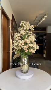 Akara Dokmaii แจกันซากุระประดิษฐ์ แจกันดอกไม้ปลอมขนาดใหญ่ ตกแต่งบ้าน