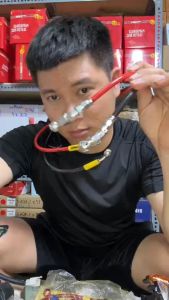 Dây dầu Hel Bấm đầu INOX 45 độ cho các loại xe máy MS01