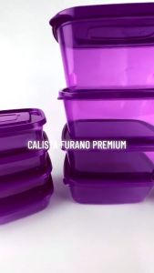 FOOD CONTAINER TOPLES BENING KOTAK CALISTA RUMOI SEALWARE 1 SET ISI 12PCS - TEMPAT WADAH PENYIMPANAN MAKANAN BUAH SAYUR DIKULKAS - FOOD PREPARATION STORAGE SET - TOPLES KULKAS SET - TOPLES KUE KERING LEBARAN 1 SET