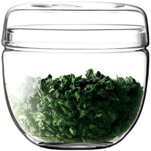 JOTO | Handmade Transparent Glass Portable Tea Caddy