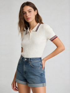 Gap | Classic Colorblock Polo Short Sleeve Knitwear