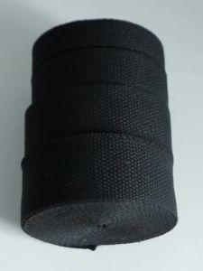 5yards/lot 2/2.5/3.2/3.8cm Black Polyester Cotton Flat Woven Belt Canvas Webbing Ribbon For DIY Garment Waistband Bags Strap