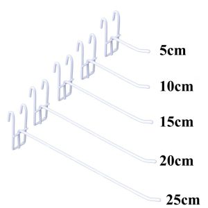 10pcs Screen Hook Coated Wire Hook Home Organizers Store Screen Hanging Sachet Rack Wire Rack Supermarket Screen Hooks
