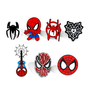 Marvel Movie Spider-Man Enamel Pins Cartoon Anime Metal Brooch Badge Jewellery Backpack Accessory Gifts