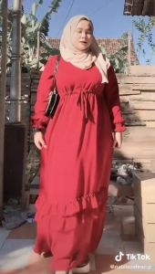 Dress Gamis Premium Size MLXL Gamis Ceruty Babydoll Terbaru Lebaran 2023 Dress Maxi Fashion terbaru terlaris hijab