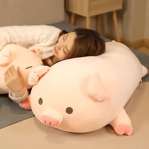 35 ซม ตุ๊กตาหมูอ้วนอวบ ของขวัญวันเกิด หมอนตุ๊กตาหมูจําลอง