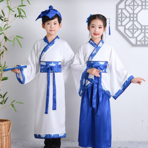 Bộ Trang Phục Biểu Diễn Phong Cách Cổ Trung Hoa Cho Trẻ Em Quần Áo Học Sinh Trung Hoa Truyền Thống Cho Bé Trai Và Bé Gái