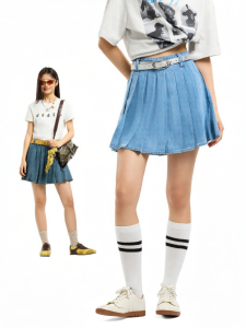 Chân Váy Jeans Nữ Phong Cách Vintage Ngọt Ngào Mát Mẻ
