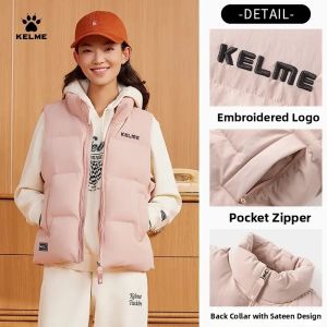 Kelme | Retro Casual Cotton Vest for Men and Women Warm
