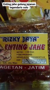 Ting Ting Jahe Gulung Manis Renyah