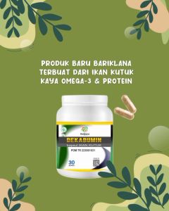 TERLARIS !! DEKABUMIN KAPSUL IKAN KUTUK GABUS PENYEMBUHAN LUKA AQILAMART TRANGSAN