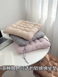 40x40cm Thicken Chair Seat Cushion Solid Color Square Chair Seat Pad Sofa Cushion Home Office Back Pad Decor Kusyen 坐垫