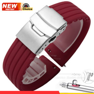 New Colorful Silicone WatchBand 18mm 20mm 24mm 20mm for Omega Rubber Strap for Seiko Bracelet for Rolex for Huawei Quick Release