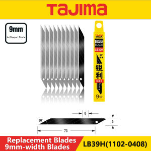 TAJIMA LB39H 9mm Spare Blades 10PCS 30° Angle Replacement Endura Blades for A-Type Utility Knife LC320B Art Knife Parts
