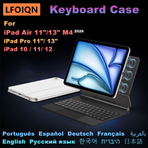 LFOIQN Magic Keyboard For iPad Air 11in 13 M4 2026 New M3 M2 Pro 11/12.9 4th 5th 6th 2025 M5 iPad 10th Gen 11th A16 Cover Case