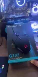Logitech | Logitech G302 Gaming Mouse Wired Ergonomic Right‑Hand Grip RGB Illuminated for CS2 Valorant Fortnite Competitive Online Game Pla
