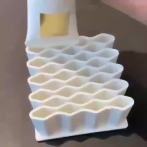 Multi Compartment Ointment Storage Rack Portable Tube Organizer for Home Bathroom and Desk Use Divided Storage Rack