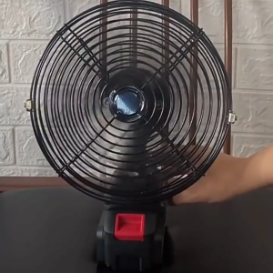 Anymore High Power Cordless Fan 8 inch Portable Fan Rechargeable Fan Outdoor Desktop Cooling Fans Adjustable Cordless Fan