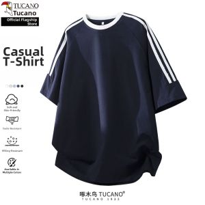 TUCANO | Mens American Style Striped Sport T-Shirt Summer
