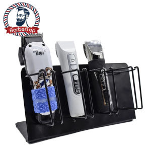 Barbertop Hairdressing Electric Hair Clipper Rack Perm Stylist Salon Barber Stainless Steel Holder Tool