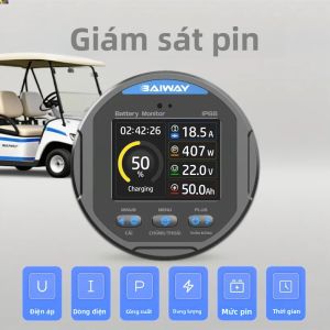 Máy Đo Điện Tử Kỹ Thuật Số Chống Nước DC 8-80V Dùng Cho Pin Lithium Iron Phosphate Phát Hiện Năng Lượng Kiểm Tra Dung Lượng Xe Đèn Báo