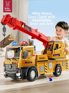 MABAOMABAO | Large Scale Alloy Construction Crane Model
