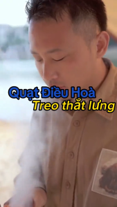 Quạt Đeo Thắt Lưng Quạt Điều Hòa Đeo Hông Siêu Mát Pin Lithium 12.000mAh Có Kèm Cổng Sạc Dự Phòng