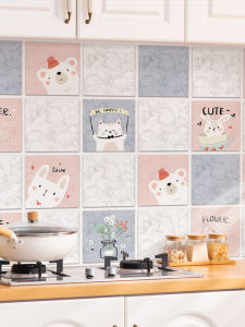 Nhãn Dán Chống Dầu Cho Bếp Tự Dính Chống Thấm Nước Chống Ẩm Chống Dầu Mỡ Máy Hút Mùi Chống Thấm Nhiệt PVC Trang Trí Tường