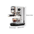HiBREW Coffee Maker Cafetera 20 Bar High Pressure Extraction Semi Automatic Super Slim ESE POD& Powder Espresso Machine H11. 