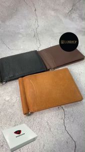 Full Leather Money Clip Wallet Slim Card Holder