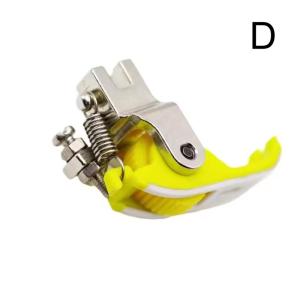 EELHOE | Universal Flat Car Sewing Machine Presser Foot with 2 Roller Wheels for Industrial Thick And Thin Fabric Sewing Tasks Attachment