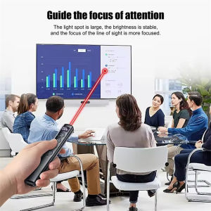 Flip-pen Presentation Clicker RF 2.4GHz PowerPoint Clicker Laser pointer pen Hyperlink Control Wireless IR Red Light Presenter