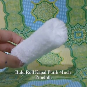 Bulu Roll Kapal Putih Pinehil 4 inch Refill Harga/ktk isi10pcs