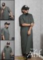 Jubah al amwa platinum afif lengan pendek gamis saudi. 