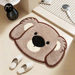 Thảm Tắm Hình Động Vật Hoạt Hình VIKAMA Thảm Tắm Chống Trượt Thấm Nước Cho Phòng Ngủ Trẻ Em Thảm Trải Sàn Trang Trí Phong Cách Hiện Đại