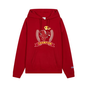 Champion | Áo Hoodie Đôi Mùa Xuân Năm 2026 Màu Đỏ